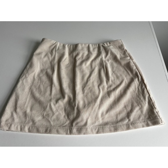 Halara Corduroy Mini‎ Skirt Women's A-Line Lined Casual Fashion Sz M NWT - Picture 3 of 11